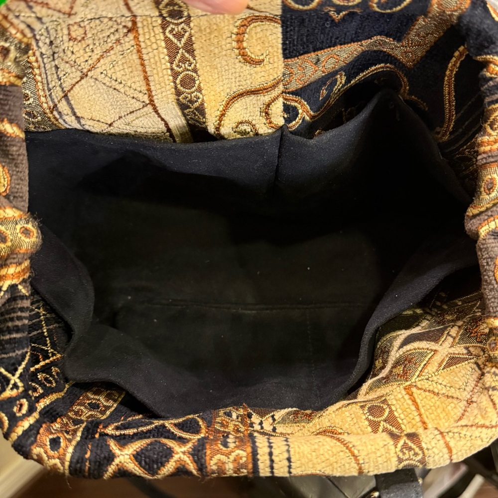 Erda Hand Made in Maine USA Tapestry Velvet Doctors Style Bag - Picture 11 of 11